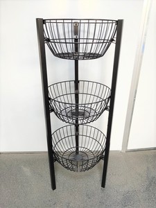 Kruidenierswinkel Ronde Metalen Vloer Staande Chipszakken <span class=keywords><strong>Display</strong></span> Rekken Candybar Stand 4-Tier Draad Dump Bin <span class=keywords><strong>Display</strong></span> - Product Image 6