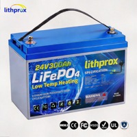 Batterie de traction industrielle 24V 300AH LiFePO4, cellule de batterie 6000 cycles pour chariot élévateur électrique, certifiée UL UN38.3 CE RoHS, service OEM ODM