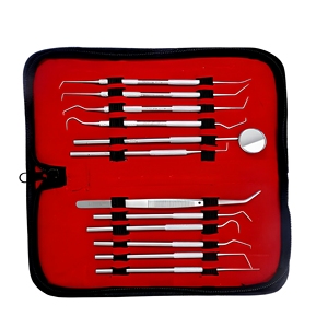 12 Pcs Dental Hygiene Scaler Mouth Mirror Set Stainless Steel Ergonomic Grip Dental Instruments Wholesale Supplier - Product Image 3