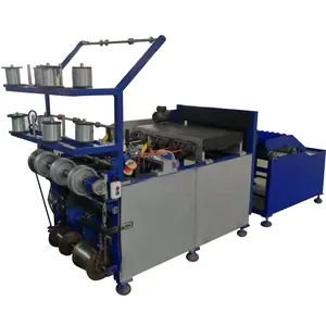 Máquina de fabricação de chenille automática de alta velocidade, artesanato diy, máquina de malha de tubo transparente