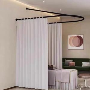 Cortina de Aislamiento en Forma de U de Hierro para Salón de Belleza, Diseño de Cortina para Salón, Venta Directa de Fábrica de la Mejor Calidad, Gran Venta en China - Product Image 2