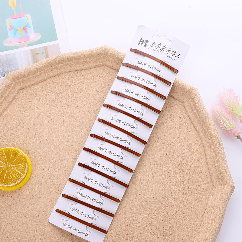 กิ๊บรูปโบว์ขนาดเล็กสีกาแฟ