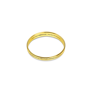 Brazalete de Moda en Acero Inoxidable 316L con Baño de Oro PVD, Joyería Sostenible y Resistente - Product Image 2