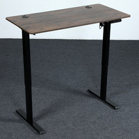 Bureau électrique réglable en hauteur électrique avec fonction de mémoire Cadre de table ergonomique à moteur unique