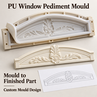 Moulure de fenêtre en résine Tietuo + noyau en silicone PU C291-G5, nettoyage facile, fabricant de Foshan, dessin OEM accepté