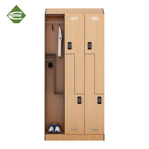 Armadio di stoccaggio in laminato compatto personalizzato piccolo <span class=keywords><strong>armadietto</strong></span> digitale HPL con piano inclinato per sala pausa - Product Image 3