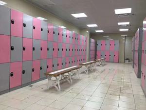 بيع بالجملة دائم مقاوم للماء تخزين صالة الألعاب الرياضية خزانة بلاستيكية صدمات abs خزائن يوجا خزانة مخصصة سهلة التركيب - Product Image 5