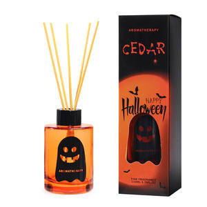 Emballage en boîte, <span class=keywords><strong>d</strong></span>écoration, logo personnalisé, pots en verre de 110 ml, parfum liquide naturel, aromathérapie, diffuseur de roseaux, <span class=keywords><strong>d</strong></span>ésodorisants - Product Image 1