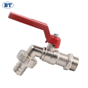 BOTE Robinets Bibcock en laiton durables Cartouche en céramique 1/2 et 3/4 tailles pour usage extérieur et tuyau d'arrosage Bibcocks en laiton - Product Image 4