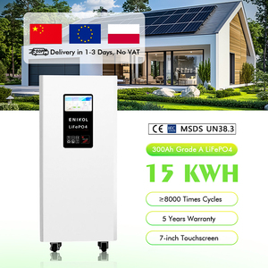 EU Stock 15kWh <b>Battery</b> 51.2V 300Ah Off Grid Home <b>Backup</b> 8000+ Cycles 7-Inch Touchscreen BMS - Product Image 5