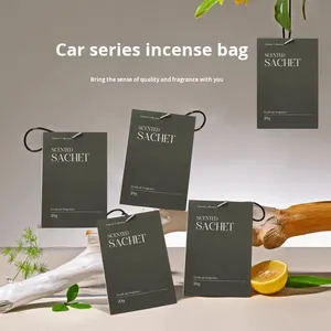 Ambientador para Coche, Colgante con Fragancia Duradera, Bolsa de Aroma Resistente a la Humedad para Armario y <span class=keywords><strong>Ropa</strong></span>, Elegante y de Alta Gama, Sacher para Coche - Product Image 5