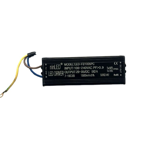 Constant Current 50w 900ma 1500ma Waterproof Electronic Led Driver IP66 for Led Street Light