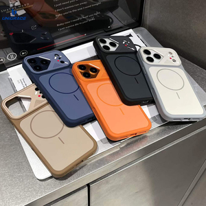 Funda Magnética Mate para Teléfono con Diseño de Botón de Control de Cámara Todo en Uno, Protectora para la Parte Trasera, Compatible con <span class=keywords><strong>iPhone</strong></span> 16 Pro Max 13 15 17 18 Pro - Product Image 1