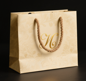 ถุงของขวัญกระดาษรีไซเคิลเป็นมิตรกับสิ่งแวดล้อมขายส่งยอดนิยมของ OEM และถุงใส่เสื้อผ้าพร้อมการพิมพ์แบบหายได้ บรรจุภัณฑ์ถุงเท้าแบบกำหนดเอง - Product Image 6