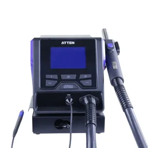 ATTEN 도매 가격 GT-8102A 전문 프로그래밍 가능한 납땜 스테이션 진공 흡입 펜 수리 도구와 뜨거운 공기 총
