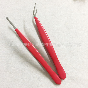 Pinzas de acero inoxidable con aislamiento y mangos aislados, cabeza recta y curvada dentada de 160 mm, pinzas para electricistas. - Product Image 3