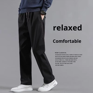<span class=keywords><strong>Pantalon</strong></span> cargo décontracté en toile de coton léger de haute qualité avec logo personnalisé pour la randonnée en plein air, taille plus, coupe ample, pour hommes - Product Image 4