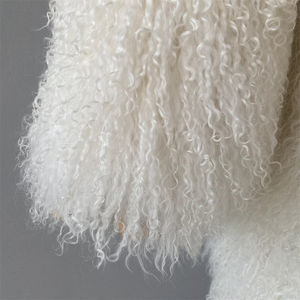 Senhoras Genuíno Casaco De Pele De Ovelha Plus Size Feito de Pele Natural Suave Mulheres Comprimento Total Casaco De Pele Mongol para As Mulheres - Product Image 5