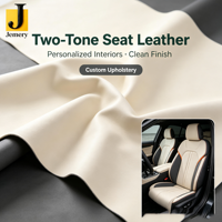 Jemery Luxury Silicone Leather Metallic Stretch pour sièges intérieurs de voiture électrique, tapis de sol, faible absorption de chaleur, matériau durable