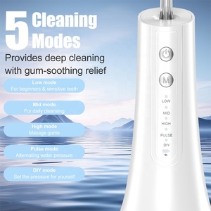 NINGJU Wiederaufladbarer 500ML Kabelloser Tragbarer Zahnreiniger Dentaler Mundduschen-Wasserstrahl Elektrischer Wasserflosser - Product Image 3