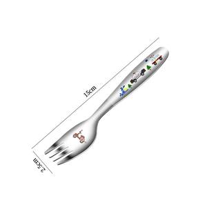 Juego de Cubiertos Infantiles de Acero Inoxidable 304 Syh1412 al por Mayor, Cuchillo, Tenedor y Cuchara con Diseño de Dibujos Animados, Fácil de Transportar - Product Image 2