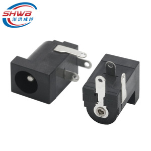 Conector de Alimentación CC DC 005, 5.5 x 2.1 mm, Pin Redondo, Pin Plano de 2.0 mm, Conector de Tres Puntas para Electrónica - Product Image 2
