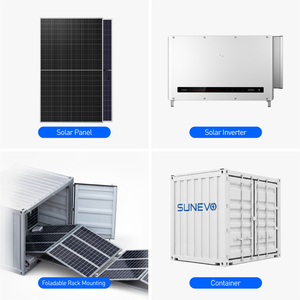 Système solaire conteneurisé pliable tout-en-un 100 kW certifié CE, station d'alimentation solaire portable pour la recharge de véhicules électriques et l'alimentation des exploitations agricoles - Product Image 2