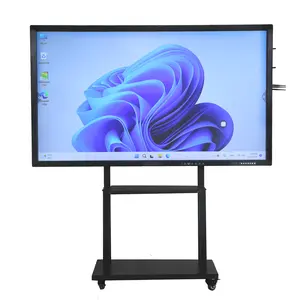 100/85/75/65 inch màn hình cảm ứng bảng tương tác Màn hình LCD phòng họp giáo dục lớp học bảng trắng tương tác thông minh