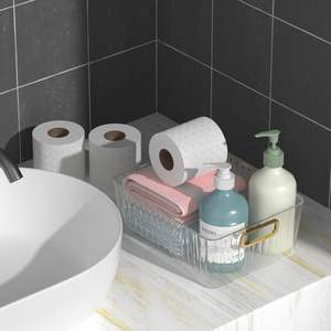 Household Plastic Tabletop Cosmetics Organizer Sundry Snacks Organizer Kitchen Organizer - Product Image 3