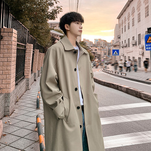 Veste bomber streetwear longue transfrontalière pour homme, nouvelle collection automne 2025, style coréen, coupe ample décontractée pour couples - Product Image 2