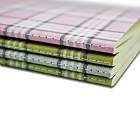 Carnet de notes de luxe à couverture rigide en cuir/PVC, à feuilles mobiles, imprimé, avec couverture en PU/tissu et bande élastique, cadeau d'affaires