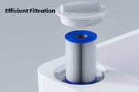 Baignoire tout-en-un 1HP la plus vendue avec refroidisseur intégré, filtre à ozone, design moderne, baignoire de plongée froide en acrylique avec Wi-Fi intelligent