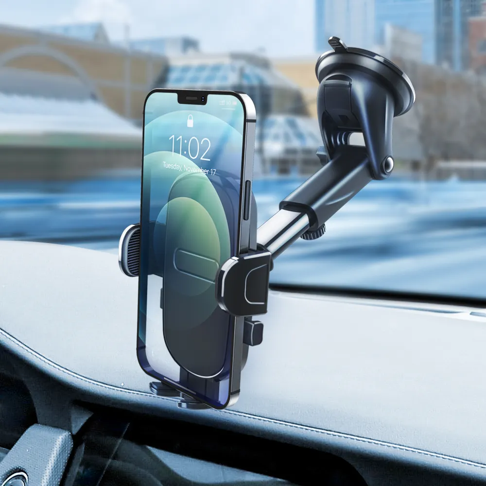 Car Mobile Holder 2022 Upgraded Cell Phone Holder Car Hands Free Car Phone Holder Mount Fit For Smartphone