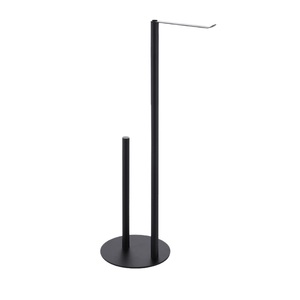 Moderno Soporte Vertical de Hierro para Papel Higiénico, Soporte Doble Rectangular de Pie para Baño Doméstico - Product Image 2