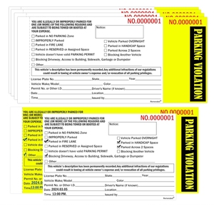 การพิมพ์แบบกำหนดเอง<span class=keywords><strong>2</strong></span>ส่วนการละเ<span class=keywords><strong>ม</strong></span>ิดตั๋วจอดรถห<span class=keywords><strong>ม</strong></span>ายเลขไร้คาร์บอนป้ายติดหน้าต่างรถที่จอดอย่างผิดกฎหมายประกาศเตือนลากจูงกระดาษ - Product Image 1