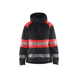 BLAKLADER - 443019779955XXXL Chaqueta de concha de alta visibilidad para mujer Negro/Rojo-EAN 7330509855645 ROPA DE TRABAJO DE 2017 - Product Image 1