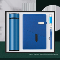 Carnet de notes A5 vierge, stylo métallique, gourde isotherme et clé USB 32 Go – Cadeaux d'entreprise personnalisés et souvenirs promotionnels