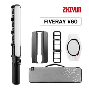 Zhiyun FIVERAY V60 휴대용 라이트 아이스 스틱 60W LED 비디오 조명 사진 촬영 조명 사진 스튜디오 비디오 유튜브/야외