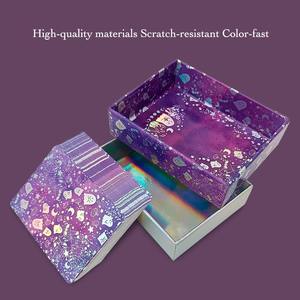 Anpassbarer Druck Exquisite Goldfolie Holo graphische Folie Blinkende Stempel Weissagung Orakel Tarot karten Deck - Product Image 3