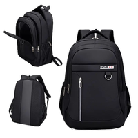 Haute qualité unisexe fermeture à glissière voyage sac à dos couleur unie sac d'école pour les étudiants adolescents et les filles Style vent