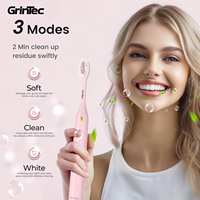 Brosse à dents électrique étanche adulte 3 modes de nettoyage brosse à dents électrique nouveau Design usage domestique Portable