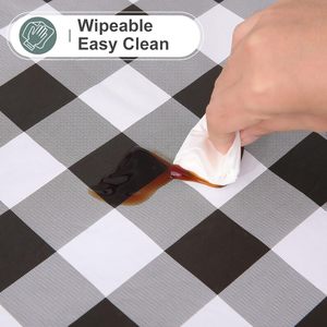 Tovaglia Rettangolare Impermeabile Personalizzata in Tessuto per Decorazione Tavoli <span class=keywords><strong>da</strong></span> Pranzo con Materiale Resistente - Product Image 5