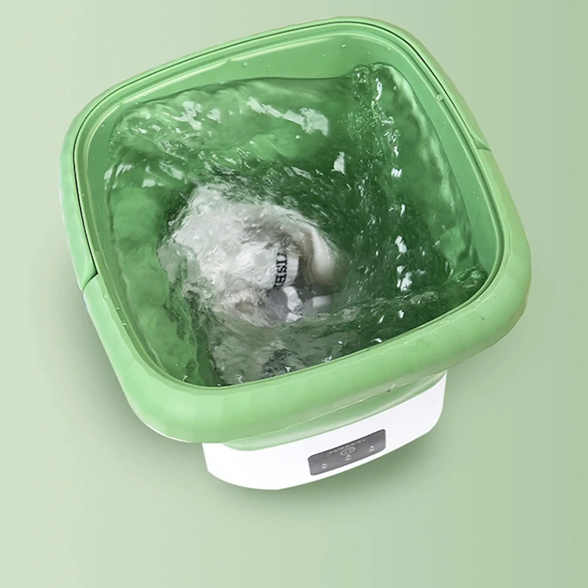 Nhỏ Máy giặt cầm tay Máy giặt mini làm sạch sâu có thể gập lại máy giặt