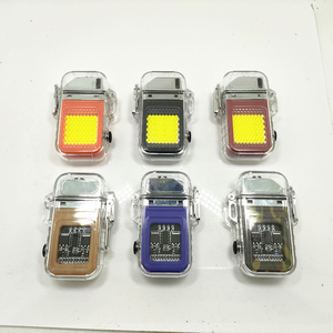 Trong suốt không thấm nước Plasma hồ quang đôi điện nhẹ hơn có thể sạc lại Windproof USB xung nhẹ hơn với COB <span class=keywords><strong>flash</strong></span> ánh sáng - Product Image 6