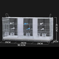 Cage d'élevage d'oiseaux en fil métallique à vendre Cage à oiseaux d'amour multicouche mobile épissure produits pour oiseaux Cage à pigeons