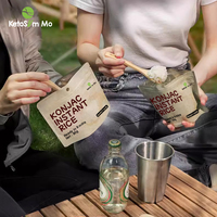 Ketoslim Mo Instant Fast Food Road Trip Chinese Snacks Self Heating Dried Konjac Rice 80g Wholesale Bag