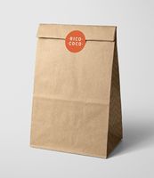 Autocollants durables pour les sacs de grains de café, avec une performance d'étanchéité imperméable et résistante à l'huile, utilisés par les magasins et les torréfacteurs