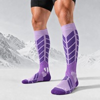 Chaussettes de compression sportives mi-hautes Left Right Fit avec coussinets de talon 3D