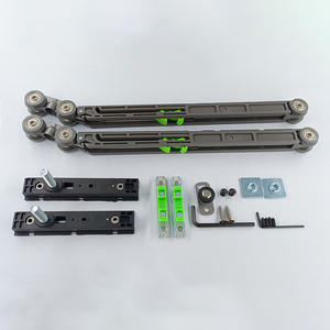 ระบบ<span class=keywords><strong>ประตู</strong></span>บานเลื่อนซ่อนแบบซอฟต์โคลสคู่ ผลิตจากสังกะสีอัลลอยด์และอะลูมิเนียม รับน้ำหนักได้ 80 กก. ดีไซน์ทันสมัย - Product Image 5