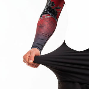 Maillot de compression unisexe Eagle View à manches longues pour MMA, séchage rapide, en Spandex/Nylon - Product Image 2